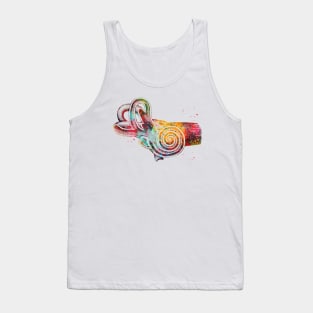 Human ear Tank Top